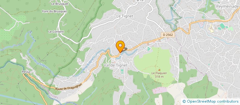 localisation de l'entreprise MONSIEUR THIERRY BONSAUDO à LE TIGNET