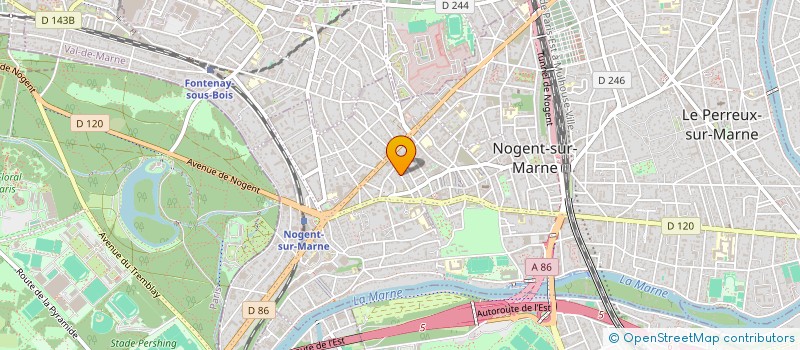 localisation de l'entreprise MONSIEUR THIERRY BONSIGNE à NOGENT-SUR-MARNE