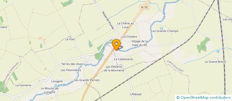 localisation de l'entreprise MONSIEUR THIERRY BORDEAU  SAINT AMAND LONGPRE