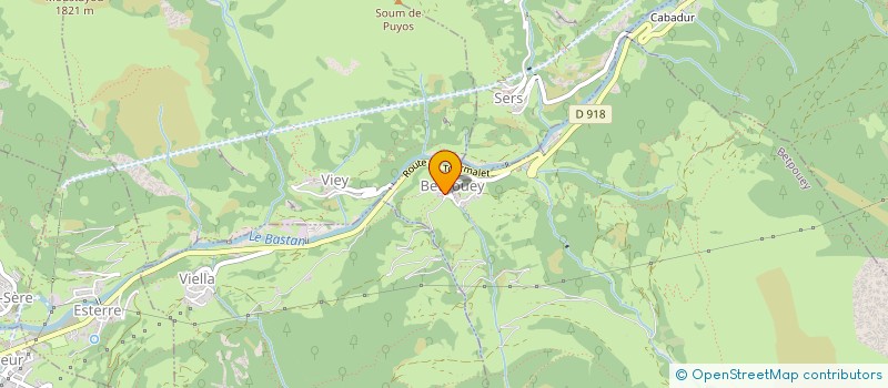 localisation de l'entreprise MONSIEUR THIERRY BORDEROLLE  LUZ-SAINT-SAUVEUR