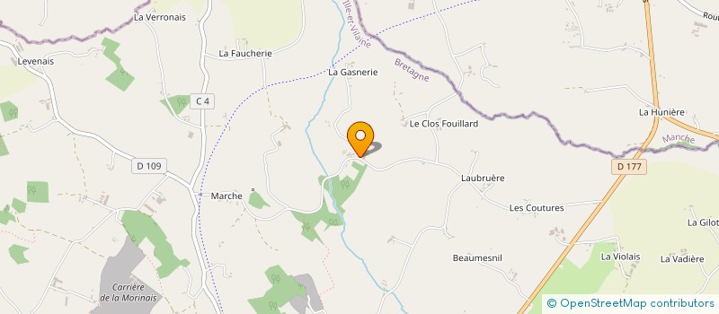 localisation de l'entreprise MONSIEUR THIERRY BOSSARD  LE FERRE