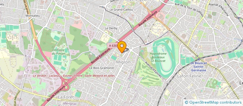 localisation de l'entreprise MONSIEUR THIERRY BOSSET  EYSINES