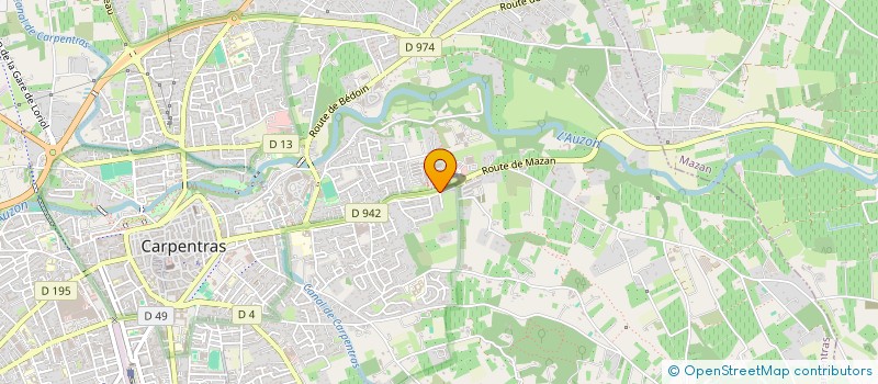 localisation de l'entreprise MONSIEUR THIERRY BOSSUET à CARPENTRAS