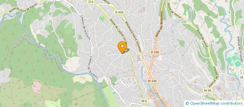 localisation de l'entreprise MONSIEUR THIERRY BOTTERO  LA COLLE-SUR-LOUP