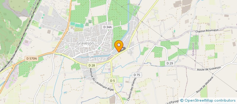 localisation de l'entreprise MONSIEUR THIERRY BOUCHAUT  GRAVESON