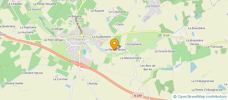 localisation de l'entreprise MONSIEUR THIERRY BOUDET  SEVREMOINE