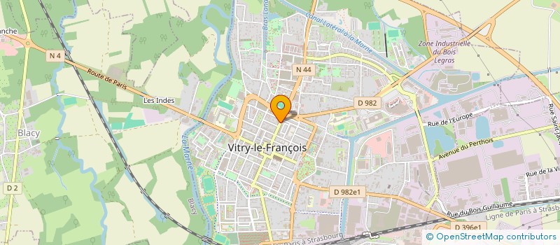 localisation de l'entreprise MONSIEUR THIERRY BOUFFIN à VITRY-LE-FRANCOIS