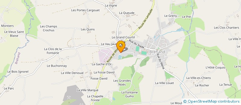 localisation de l'entreprise MONSIEUR THIERRY BOUGEARD à BREHAND
