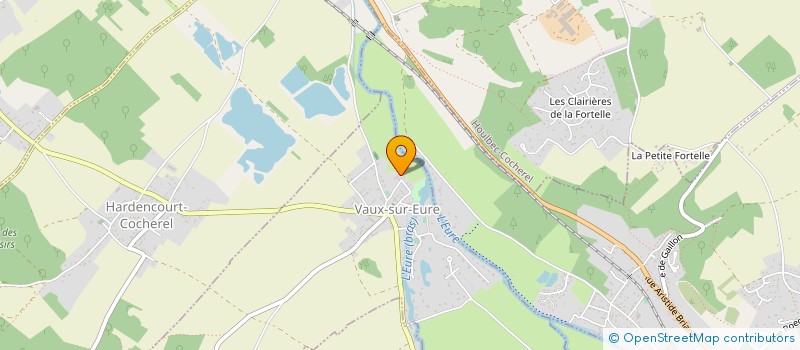 localisation de l'entreprise MONSIEUR THIERRY BOUILLY  VAUX-SUR-EURE