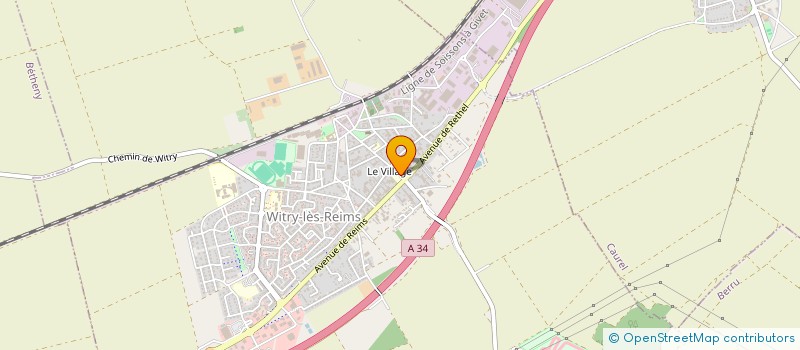 localisation de l'entreprise MONSIEUR THIERRY BOULANGER à WITRY-LES-REIMS
