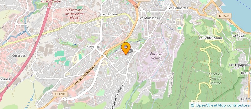 localisation de l'entreprise MONSIEUR THIERRY BOULANGUE à ANNECY