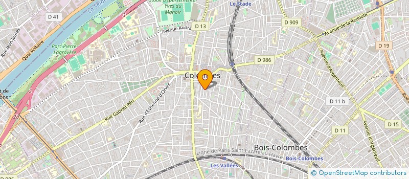 localisation de l'entreprise MONSIEUR THIERRY BOULARD à COLOMBES