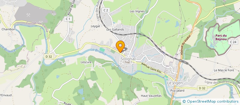 localisation de l'entreprise MONSIEUR THIERRY BOULESTIN  SOLIGNAC