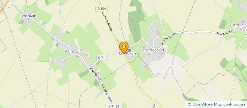 localisation de l'entreprise MONSIEUR THIERRY BOULET  AZINCOURT