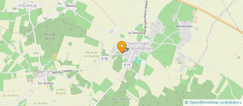 localisation de l'entreprise MONSIEUR THIERRY BOULEUX  SAINT-LEGER-DE-MONTBRILLAIS