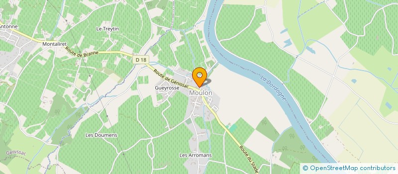 localisation de l'entreprise MONSIEUR THIERRY BOULIC  TIZAC-DE-CURTON