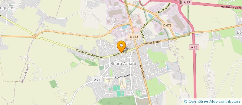 localisation de l'entreprise MONSIEUR THIERRY BOULLAN  BOURG-ACHARD