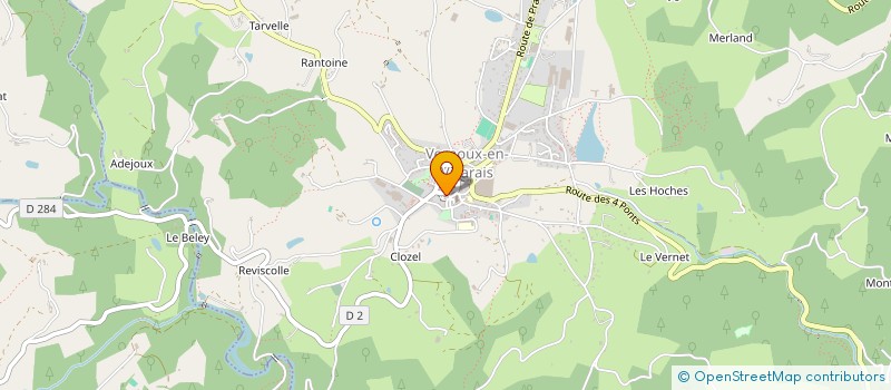 localisation de l'entreprise MONSIEUR THIERRY BOULON  VERNOUX-EN-VIVARAIS