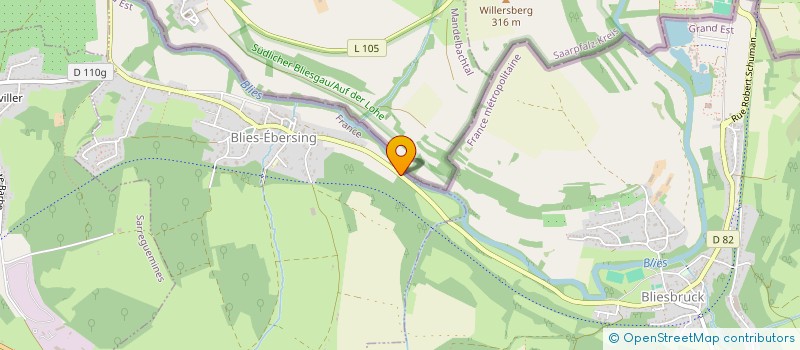 localisation de l'entreprise MONSIEUR THIERRY BOUR  BLIES-EBERSING