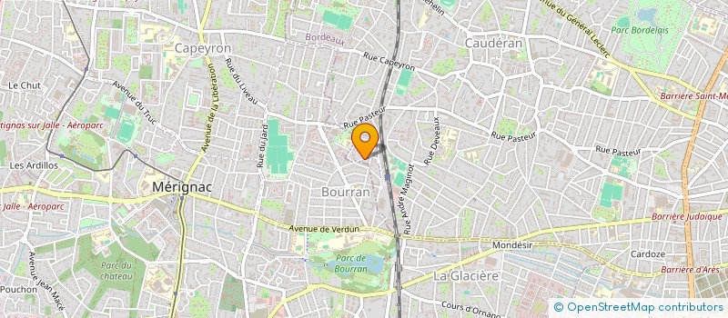 localisation de l'entreprise MONSIEUR THIERRY BOURDELET  BORDEAUX