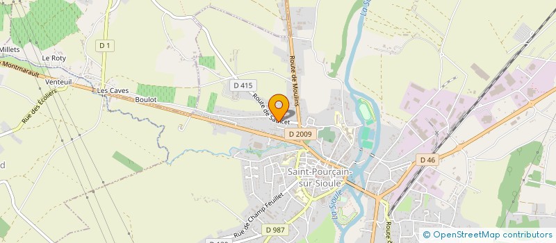 localisation de l'entreprise MONSIEUR THIERRY BOURDOIS  SAULCET