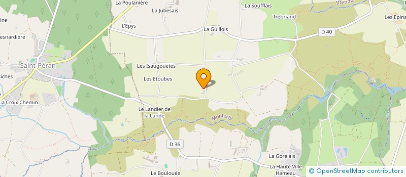 localisation de l'entreprise MONSIEUR THIERRY BOURDON  MONTERFIL