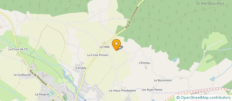 localisation de l'entreprise MONSIEUR THIERRY BOURGAULT  MERDRIGNAC