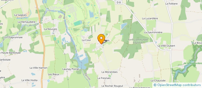 localisation de l'entreprise MONSIEUR THIERRY BOURGEAULT  EPINIAC