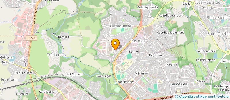 localisation de l'entreprise MONSIEUR THIERRY BOURGIN à VANNES