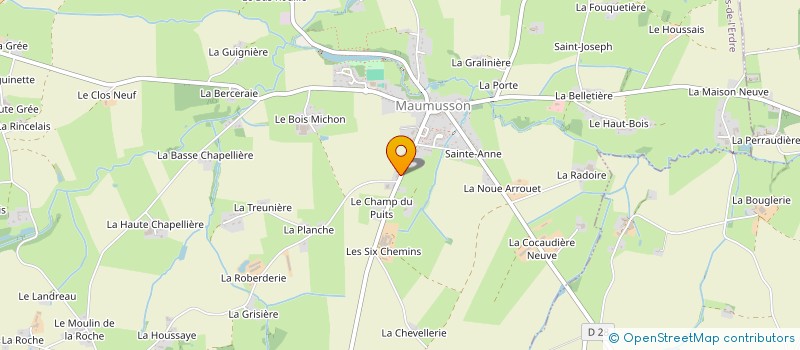 localisation de l'entreprise MONSIEUR THIERRY BOURNICHE à VALLONS-DE-L'ERDRE