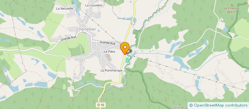 localisation de l'entreprise MONSIEUR THIERRY BOURQUIN  COUTHENANS