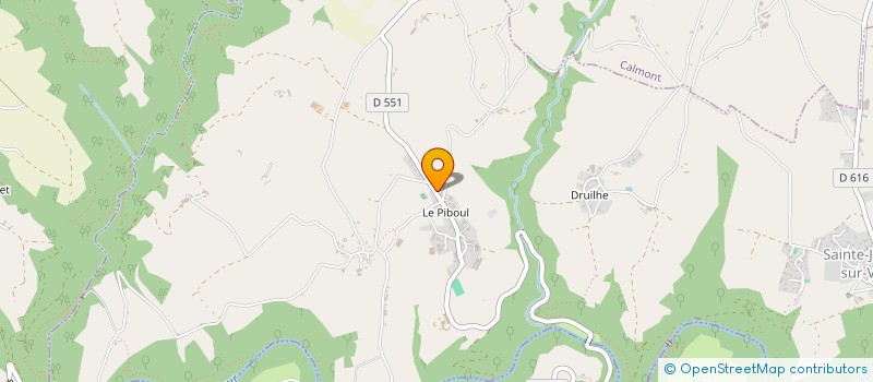 localisation de l'entreprise MONSIEUR THIERRY BOUSQUET  SAINTE-JULIETTE-SUR-VIAUR