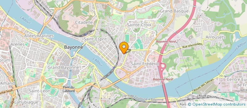 localisation de l'entreprise MONSIEUR THIERRY BOUSQUET à BAYONNE