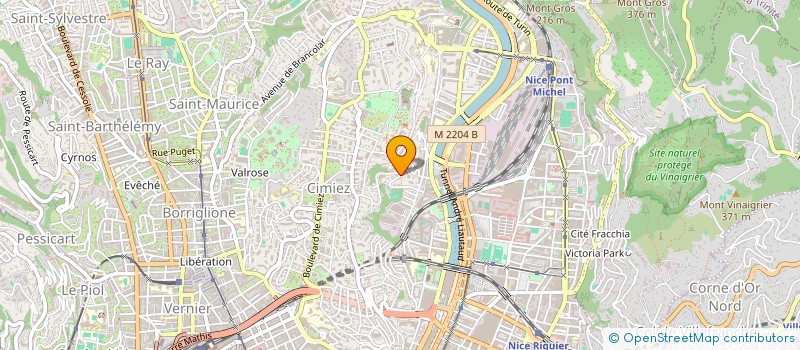 localisation de l'entreprise MONSIEUR THIERRY BOUSSARD  NICE