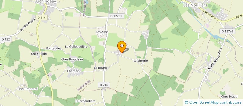 localisation de l'entreprise MONSIEUR THIERRY BOUSSEAU  LES NOUILLERS