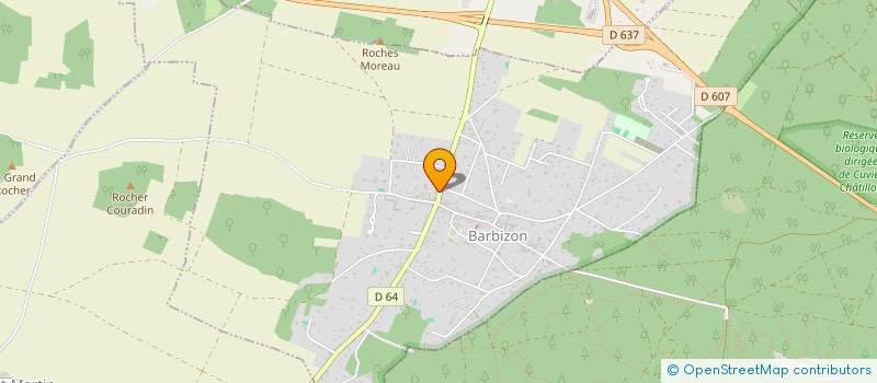 localisation de l'entreprise MONSIEUR THIERRY BOUSSIN  BARBIZON