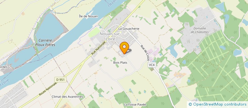 localisation de l'entreprise MONSIEUR THIERRY BOUSSIQUOT  SAINT-LAURENT-NOUAN