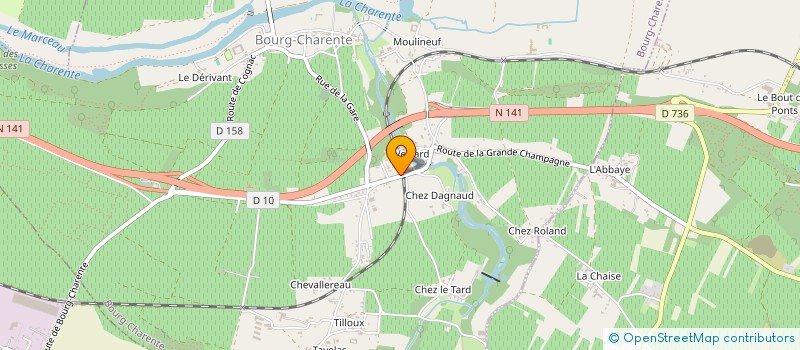 localisation de l'entreprise MONSIEUR THIERRY BOUSTON à BOURG-CHARENTE