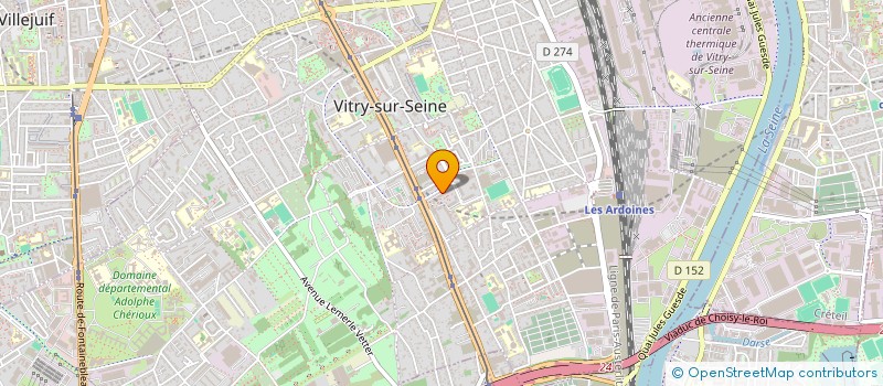 localisation de l'entreprise MONSIEUR THIERRY BOUTEQUOY à VITRY-SUR-SEINE