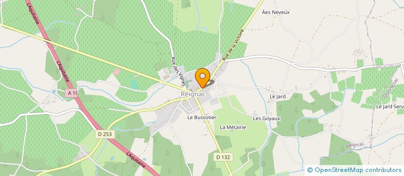 localisation de l'entreprise MONSIEUR THIERRY BOUTIN à REIGNAC