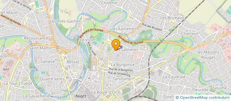 localisation de l'entreprise MONSIEUR THIERRY BOUTIN  NIORT