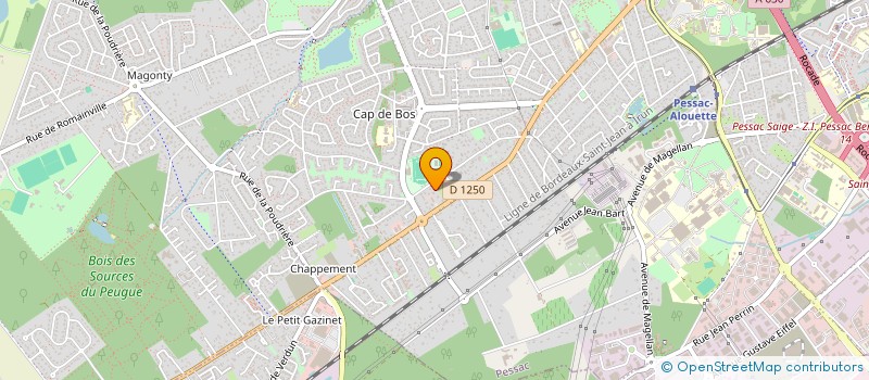 localisation de l'entreprise MONSIEUR THIERRY BOUTIN à PESSAC