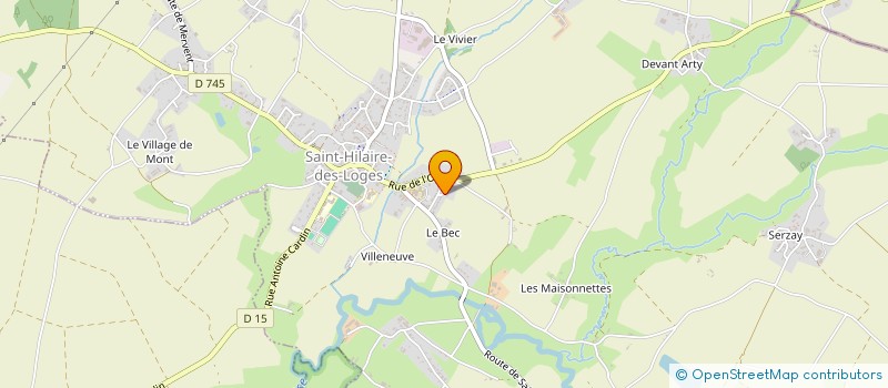 localisation de l'entreprise MONSIEUR THIERRY BOYER  SAINT-HILAIRE-DES-LOGES