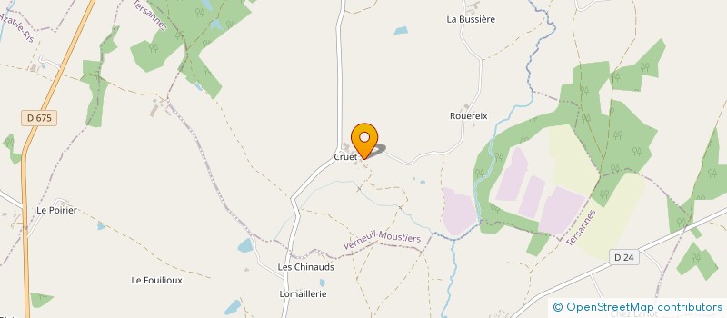 localisation de l'entreprise MONSIEUR THIERRY BRAC à VERNEUIL-MOUSTIERS