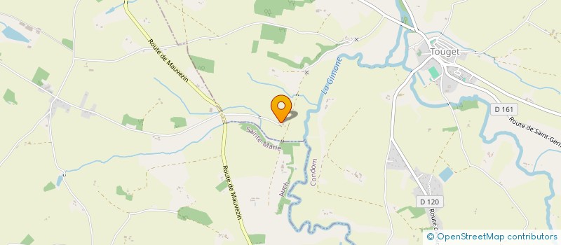 localisation de l'entreprise MONSIEUR THIERRY BRAGATO  TOUGET