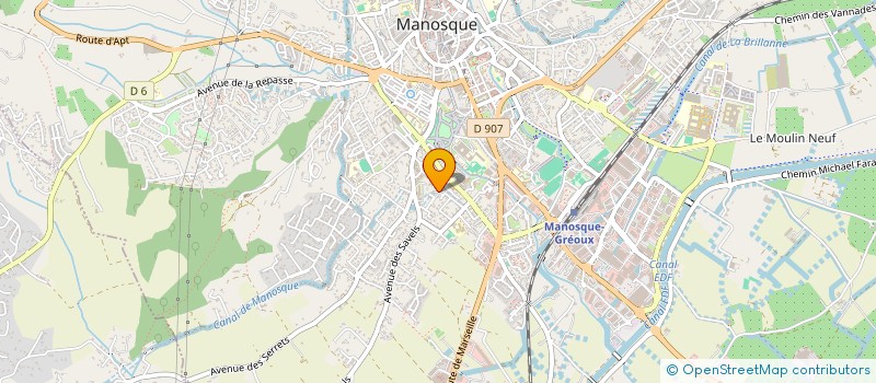 localisation de l'entreprise MONSIEUR THIERRY BREMOND à MANOSQUE
