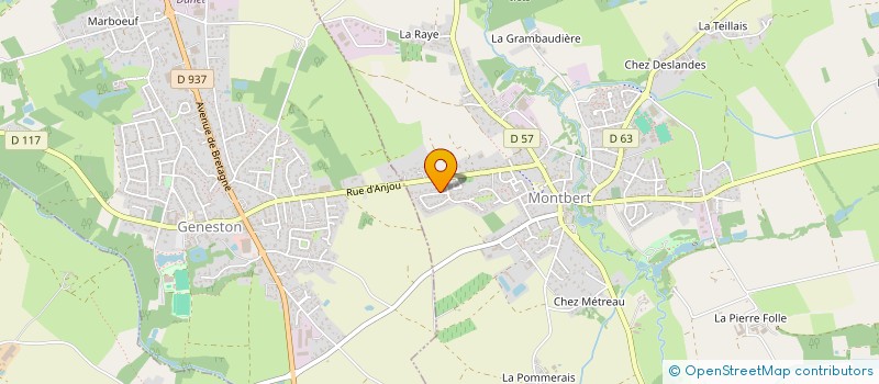 localisation de l'entreprise MONSIEUR THIERRY BRETHOME  GENESTON