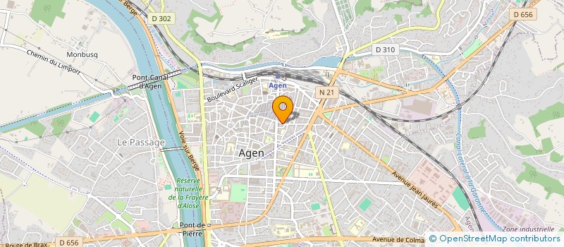 localisation de l'entreprise MONSIEUR THIERRY BRETON à AGEN