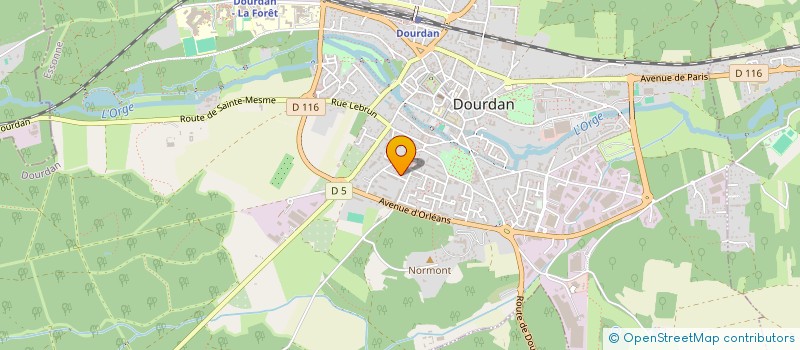 localisation de l'entreprise MONSIEUR THIERRY BRETON à DOURDAN