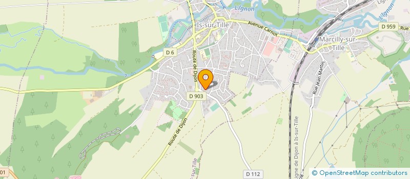localisation de l'entreprise MONSIEUR THIERRY BREUILLOT à IS-SUR-TILLE